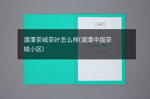 湄潭茶城茶叶怎么样(湄潭中国茶城小区)