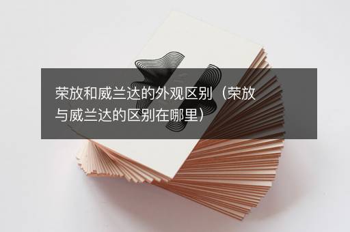 荣放和威兰达的外观区别（荣放与威兰达的区别在哪里）