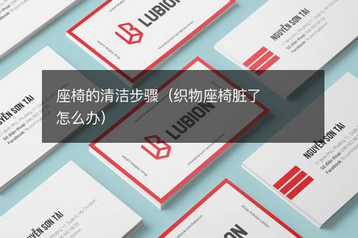 座椅的清洁步骤（织物座椅脏了怎么办）