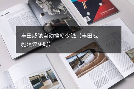 丰田威驰自动挡多少钱（丰田威驰建议买吗）