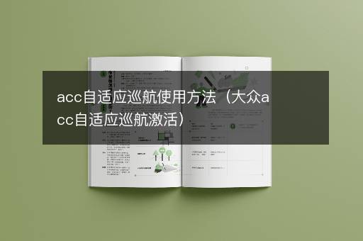 acc自适应巡航使用方法（大众acc自适应巡航激活）