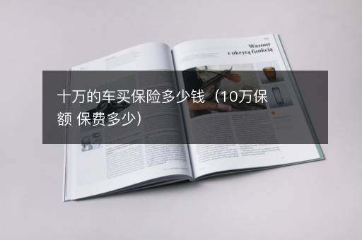 十万的车买保险多少钱（10万保额 保费多少）