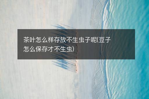 茶叶怎么样存放不生虫子呢(豆子怎么保存才不生虫)