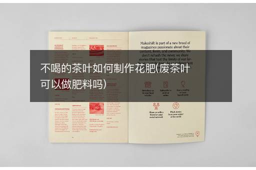 不喝的茶叶如何制作花肥(废茶叶可以做肥料吗)