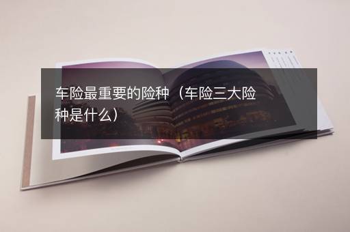 车险最重要的险种（车险三大险种是什么）